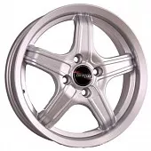 Диски 5,5x14 4x100 ET35 D67,1 Tech Line 436 (Silver) в Новомосковске, Tech Line