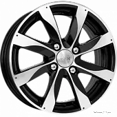 Диски 5,5x14 4x100 ET39 D67,1 K&K Джемини (Алмаз черный) в Новомосковске, K&K