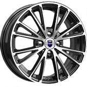 Диски 6x16 4x98 ET35 D58,5 K&K Меандр (КС879) (Алмаз черный) в Новомосковске, K&K