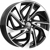 Диски 7x18 5x112 ET43 D57,1 K&K КС883 (Алмаз черный) в Новомосковске, K&K