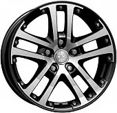 Диски 7x17 5x108 ET40 D67,1 K&K Центурион (КС423) (Алмаз черный) в Новомосковске, K&K