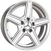 Диски 7,5x17 5x112 ET35 D66,6 Tech Line 708 (Silver) в Новомосковске, Tech Line