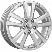 Диски 6,5x17 4x100 ET41 D60,1 K&K КС874 (Сильвер) в Новомосковске, K&K