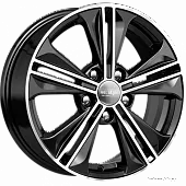 Диски 6x16 5x112 ET48 D57,1 K&K КС778 (Алмаз черный) в Новомосковске, K&K