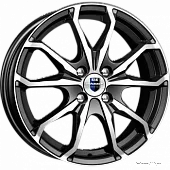 Диски 6x16 4x114,3 ET40 D67,1 K&K Brent (КС733) (Алмаз черный) в Новомосковске, K&K