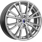 Диски 6x16 4x100 ET40 D67,1 K&K Меандр (КС879) (Сильвер) в Новомосковске, K&K