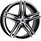 Диски 5x13 4x114,3 ET45 D69,1 K&K Омаха (КС618) (Алмаз черный) в Новомосковске, K&K