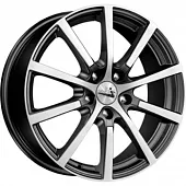 Диски 7x17 5x114,3 ET40 D66,1 iFree Big Byz (Блэк Джек) в Новомосковске, iFree