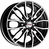 Диски 5,5x14 4x100 ET38 D67,1 iFree Флайт (Блэк Джек) в Новомосковске, iFree