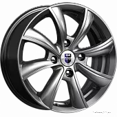 Диски 6x15 4x100 ET45 D54,1 K&K Бриз (Дарк платинум) в Новомосковске, K&K