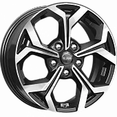 Диски 6,5x16 5x112 ET46 D57,1 K&K КС878 (Алмаз черный) в Новомосковске, K&K