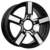 Диски 6,5x16 5x139,7 ET40 D98 iFree Райдер (Блэк Джек) в Новомосковске, iFree