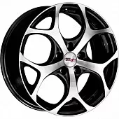 Диски 7x17 5x100 ET45 D67,1 iFree Тортуга (Блэк Джек) в Новомосковске, iFree