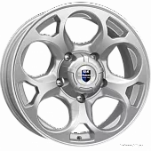 Диски 7x16 5x139,7 ET35 D108,5 K&K Линкс (КС646) (Сильвер) в Новомосковске, K&K