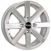 Диски 5,5x14 4x98 ET32 D58,6 Tech Line 412 (Silver) в Новомосковске, Tech Line