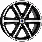 Диски 8x18 6x139,7 ET25 D106,1 K&K Окинава (КС469) (Алмаз черный) в Новомосковске, K&K