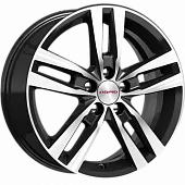 Диски 6,5x16 5x108 ET50 D63,35 K&K Rassvet (КС868) (Алмаз черный) в Новомосковске, K&K