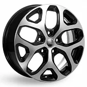 Диски 6,5x16 5x114,3 ET45 D60,1 K&K КС869 (Алмаз черный) в Новомосковске, K&K