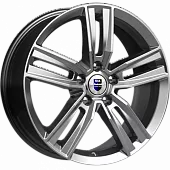 Диски 7x18 5x114,3 ET50 D67,1 K&K Танаис-оригинал (КС750) (Дарк платинум) в Новомосковске, K&K