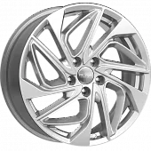 Диски 7x18 5x112 ET43 D57,1 K&K КС883 (Сильвер) в Новомосковске, K&K