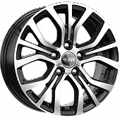 Диски 6,5x16 5x114,3 ET45 D60,1 K&K КС736 (Алмаз черный) в Новомосковске, K&K