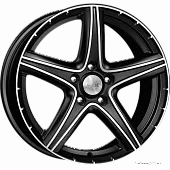 Диски 7,5x17 5x108 ET49 D63,35 K&K Барракуда-оригинал (КС567) (Алмаз черный) в Новомосковске, K&K