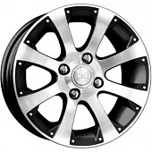 Диски 5,5x14 4x98 ET25 D58,5 K&K Аркада (КС647) (Алмаз черный) в Новомосковске, K&K