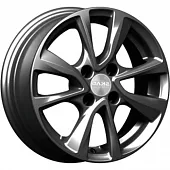 Диски 5,5x14 4x100 ET35 D67,1 СКАД Ницца (Графит) в Новомосковске, СКАД