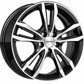 Диски 6x16 5x112 ET45 D66,6 K&K Samara (КС866) (Алмаз черный) в Новомосковске, K&K