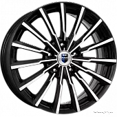 Диски 5,5x14 4x100 ET46 D54,1 K&K Акцент (КС641) (Алмаз черный) в Новомосковске, K&K